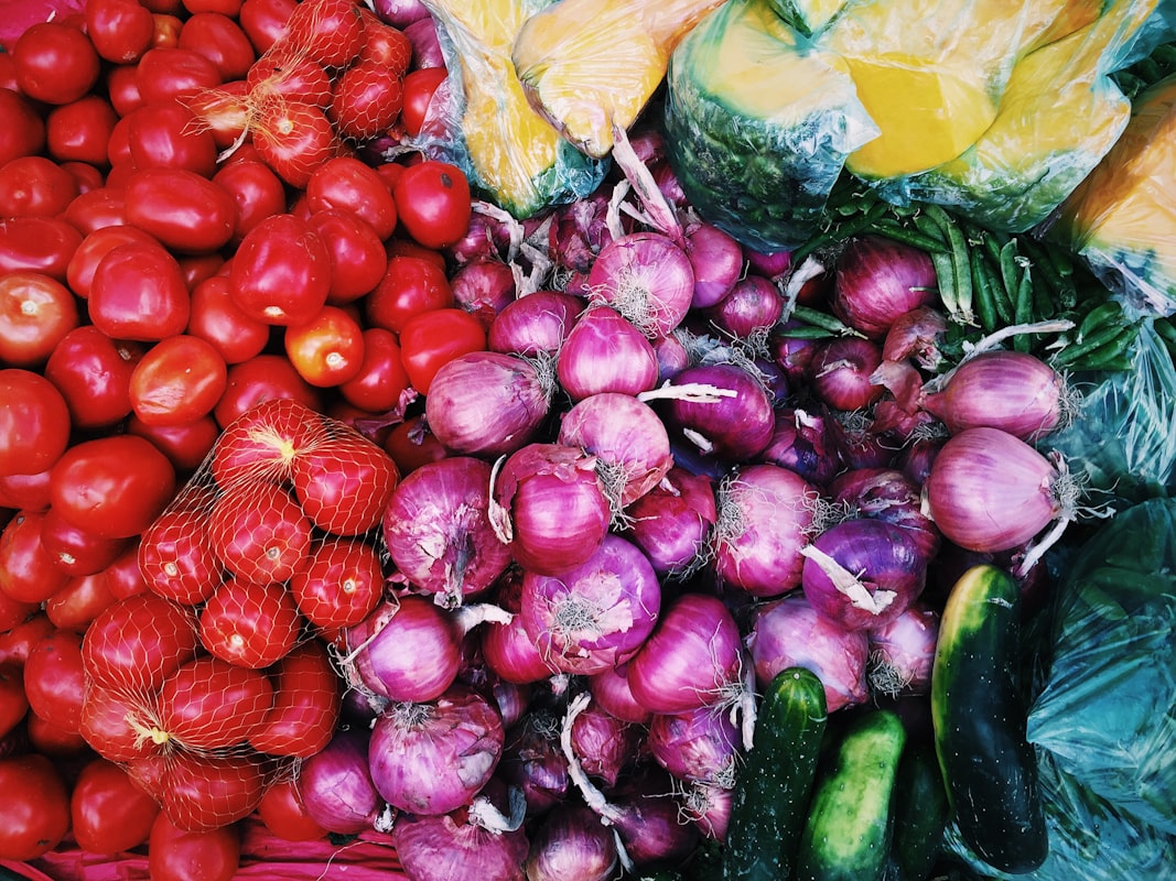 Colorful fresh ginger root